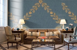 Обои M329-855 фото в интерьере кабинета превью