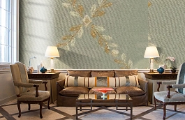 Обои M329-875 фото в интерьере кабинета превью