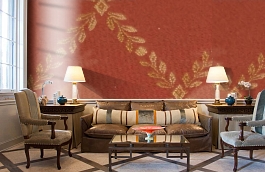 Обои M329-88 фото в интерьере кабинета превью