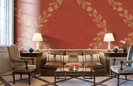 Обои M329-885 фото в интерьере кабинета превью