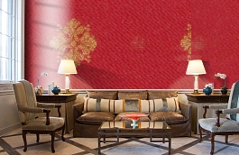 Обои M332-84 фото в интерьере кабинета превью