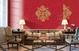 Обои M332-845 фото в интерьере кабинета превью