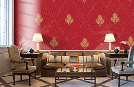 Обои M334-845 фото в интерьере кабинета превью