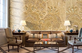 Обои M380-222 фото в интерьере кабинета превью