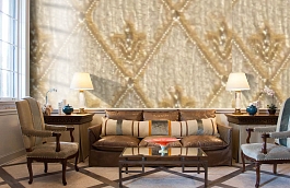 Обои M383-209 фото в интерьере кабинета превью