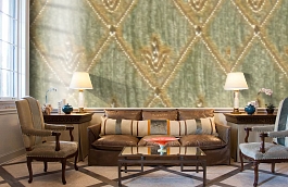 Обои M383-218 фото в интерьере кабинета превью