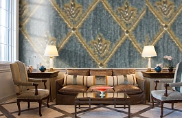 Обои M383-234 фото в интерьере кабинета превью