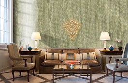 Обои M384-218 фото в интерьере кабинета превью