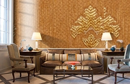 Обои M386-206 фото в интерьере кабинета превью