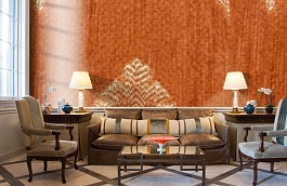 Обои M386-253 фото в интерьере кабинета превью