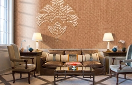 Обои M386-409 фото в интерьере кабинета превью