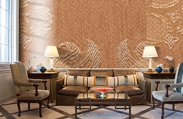 Обои M387-409 фото в интерьере кабинета превью