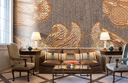 Обои M387-434 фото в интерьере кабинета превью