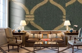 Обои M431-210 фото в интерьере кабинета превью