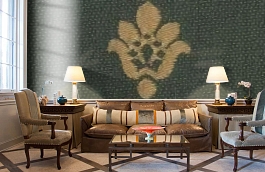 Обои M437-210 фото в интерьере кабинета превью