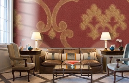 Обои M574-841 фото в интерьере кабинета превью