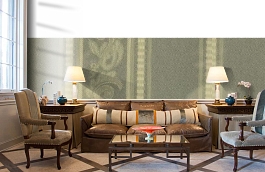 Обои M577-871 фото в интерьере кабинета превью