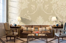 Обои M756-401 фото в интерьере кабинета превью