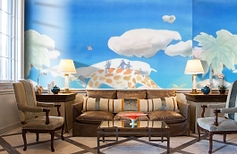 Обои 6100061 фото в интерьере кабинета превью