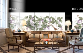 Обои Jet9 002 A1 фото в интерьере кабинета превью