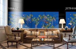 Обои Jet9 018 A2 фото в интерьере кабинета превью