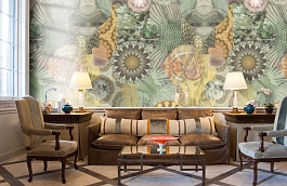 Обои Photo 7 005-2 фото в интерьере кабинета превью