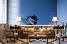 Обои P171701-7 фото в интерьере кабинета превью