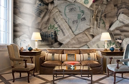 Обои P192701-7 фото в интерьере кабинета превью