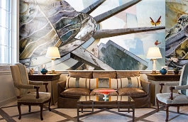 Обои 1438 lev5 807 фото в интерьере кабинета превью