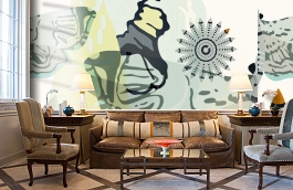 Обои 1469 lev5 807 фото в интерьере кабинета превью