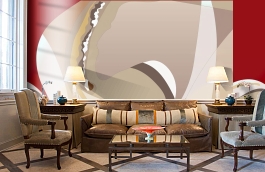 Обои 1470 lev5 807 фото в интерьере кабинета превью