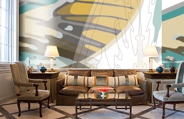 Обои 1474 lev5 807 фото в интерьере кабинета превью