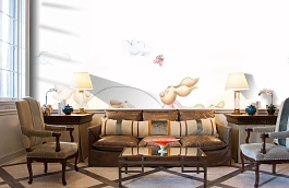 Обои 3400072 фото в интерьере кабинета превью