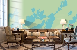 Обои 890013 фото в интерьере кабинета превью