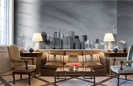 Обои 893052 фото в интерьере кабинета превью