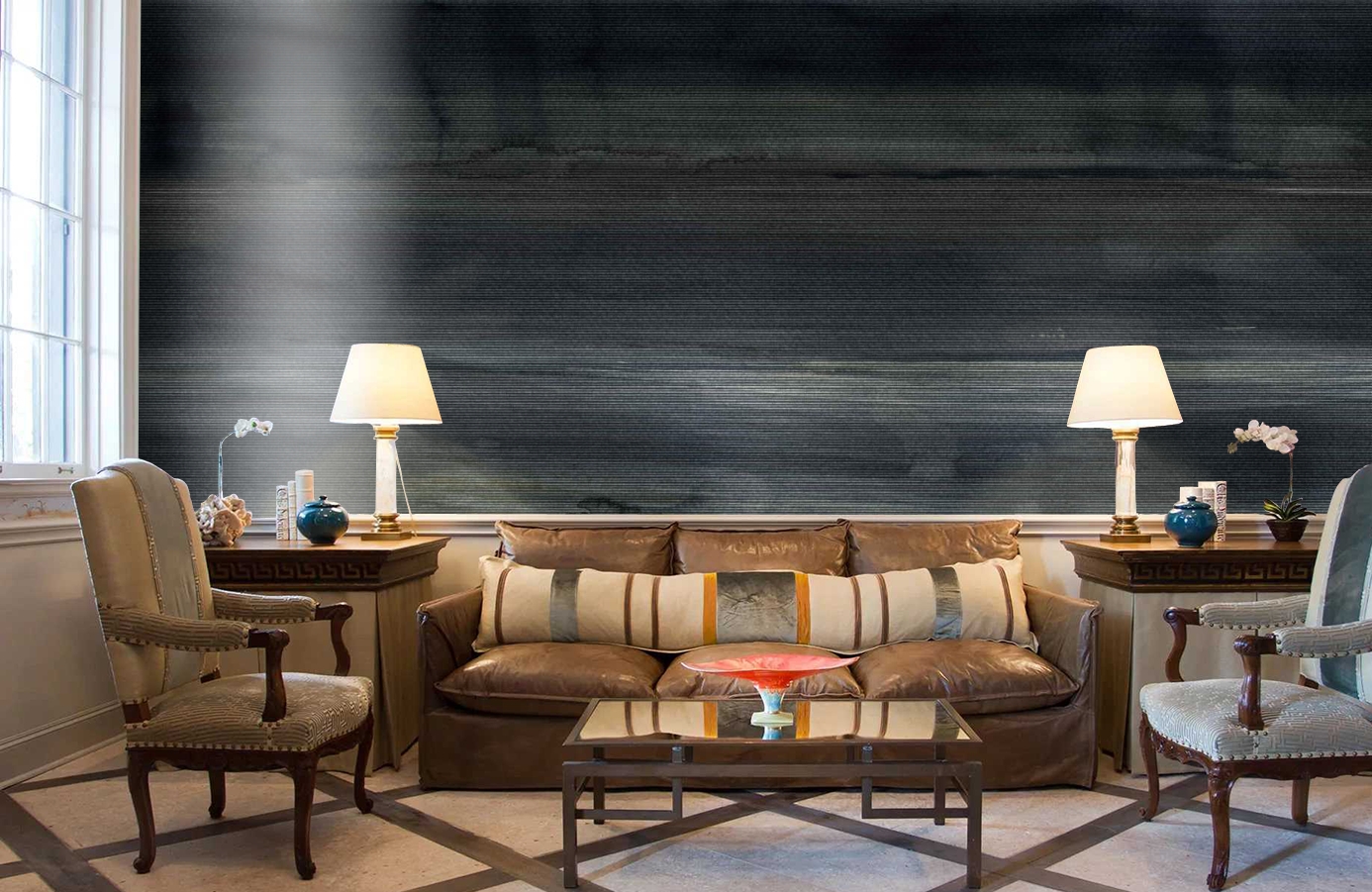 Обои 6885 фото в интерьере кабинета