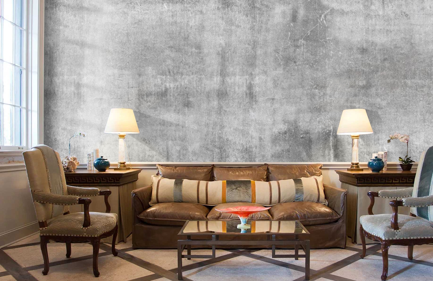 Обои E020401-8 фото в интерьере кабинета