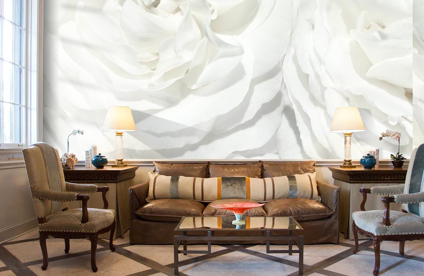 Обои E040602-8 фото в интерьере кабинета