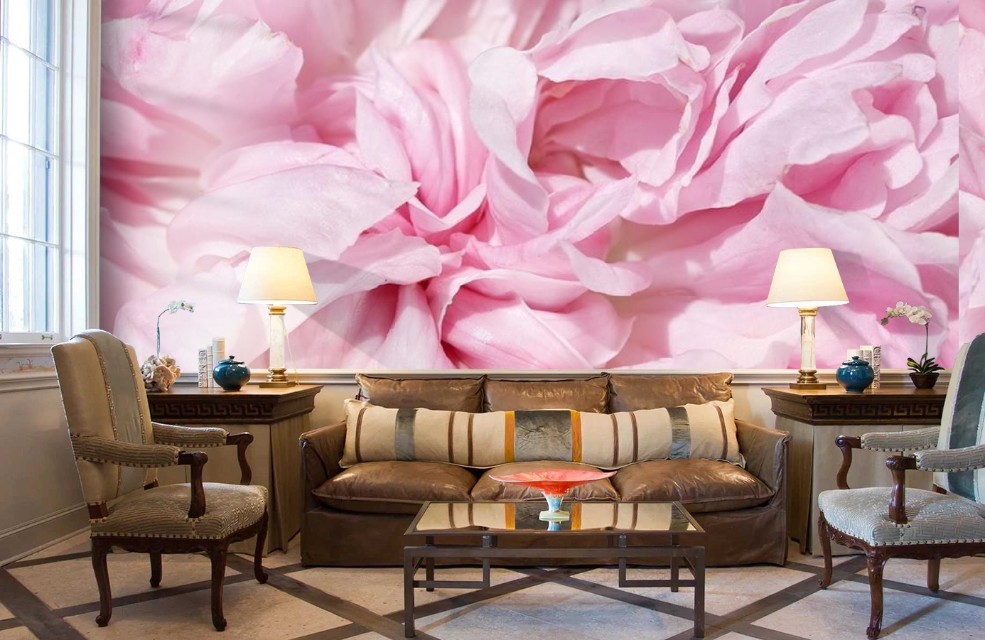 Обои E040603-8 фото в интерьере кабинета