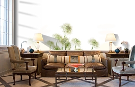 Обои P021501-8 фото в интерьере кабинета превью