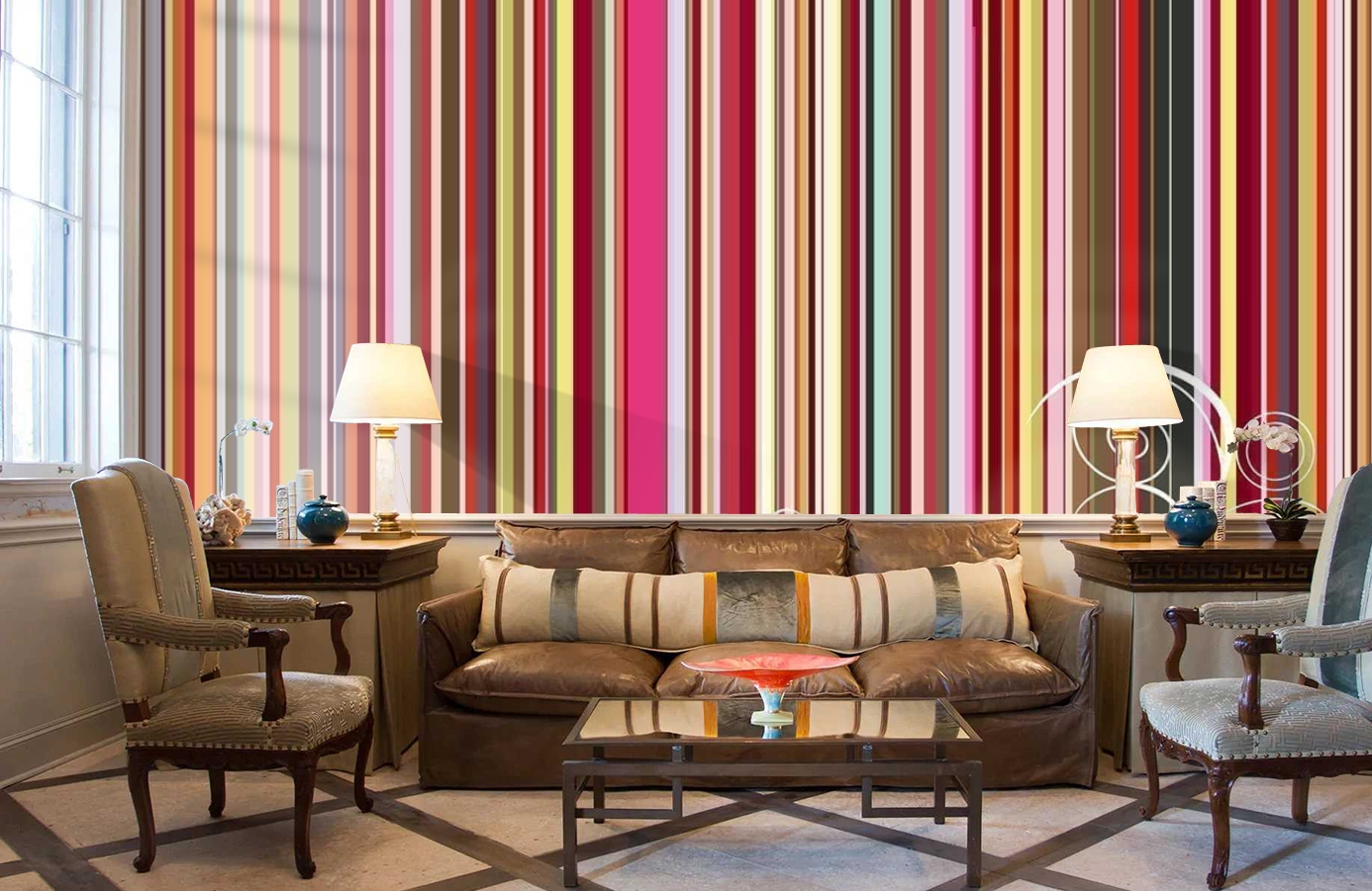 Обои P030901-8 фото в интерьере кабинета