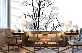 Обои P031802-8 фото в интерьере кабинета превью