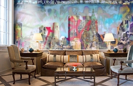 Обои P032002-8 фото в интерьере кабинета превью