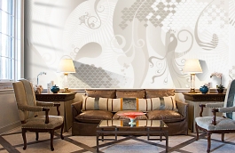 Обои P032503-8 фото в интерьере кабинета превью