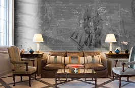 Обои P112601-8 фото в интерьере кабинета превью