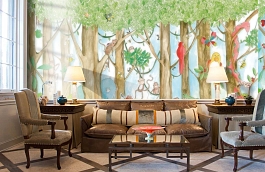 Обои P120101-8 фото в интерьере кабинета превью