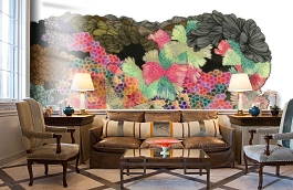 Обои P150401-8 фото в интерьере кабинета превью