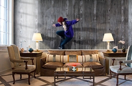 Обои P171601-8 фото в интерьере кабинета превью