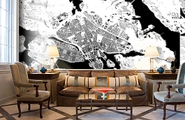 Обои P181401-8 фото в интерьере кабинета превью