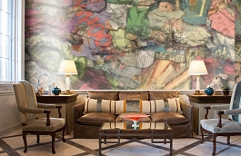 Обои P250201-8 фото в интерьере кабинета превью